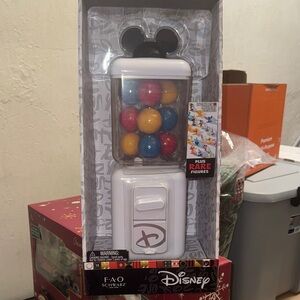 Disney Mickey Mouse Gumball Machine - White, Red, Yellow, Blue